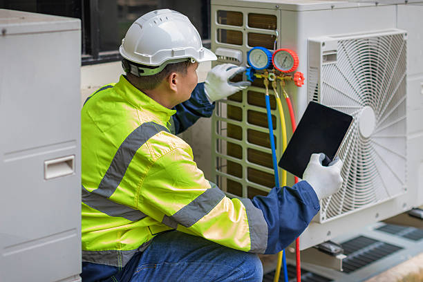 Professional Ac Installation technician working in Plain City, OH